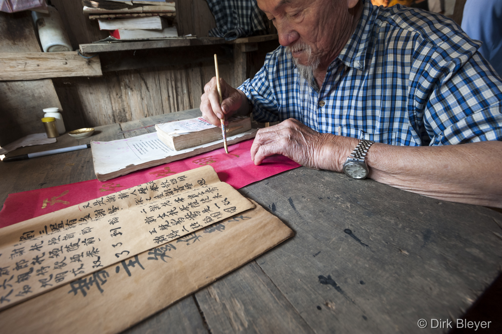 Alte Schreibkunst der Yao Minderheit
