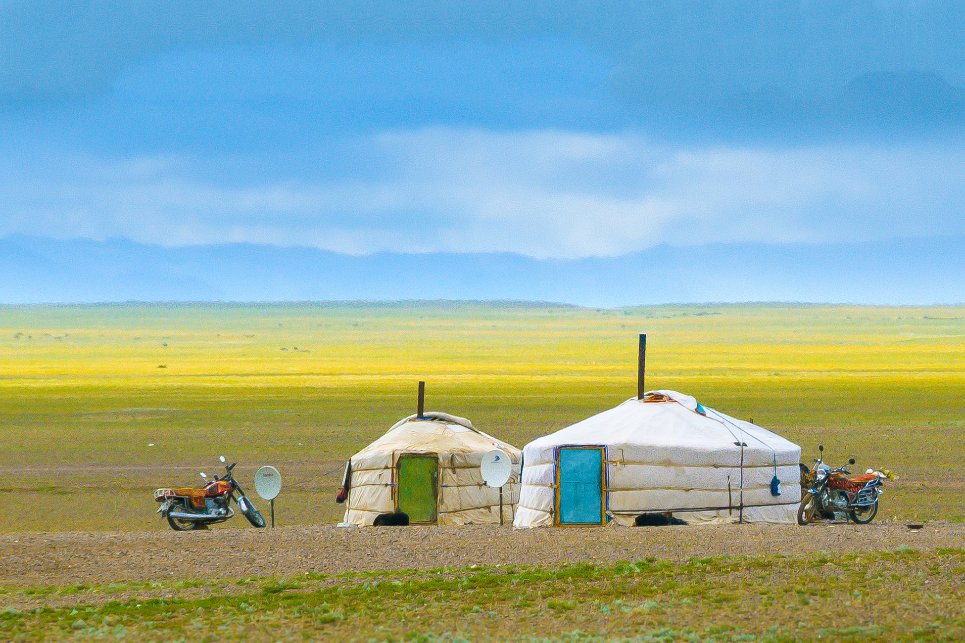 Mongolei_Jurten in der Mongolei